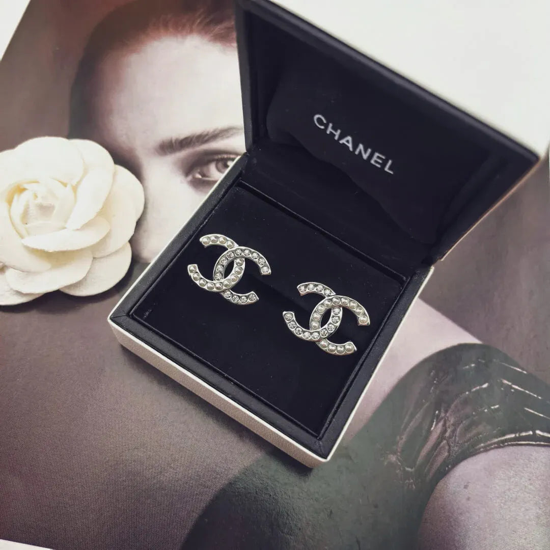 Minimalist Diamond & Pearl Studs