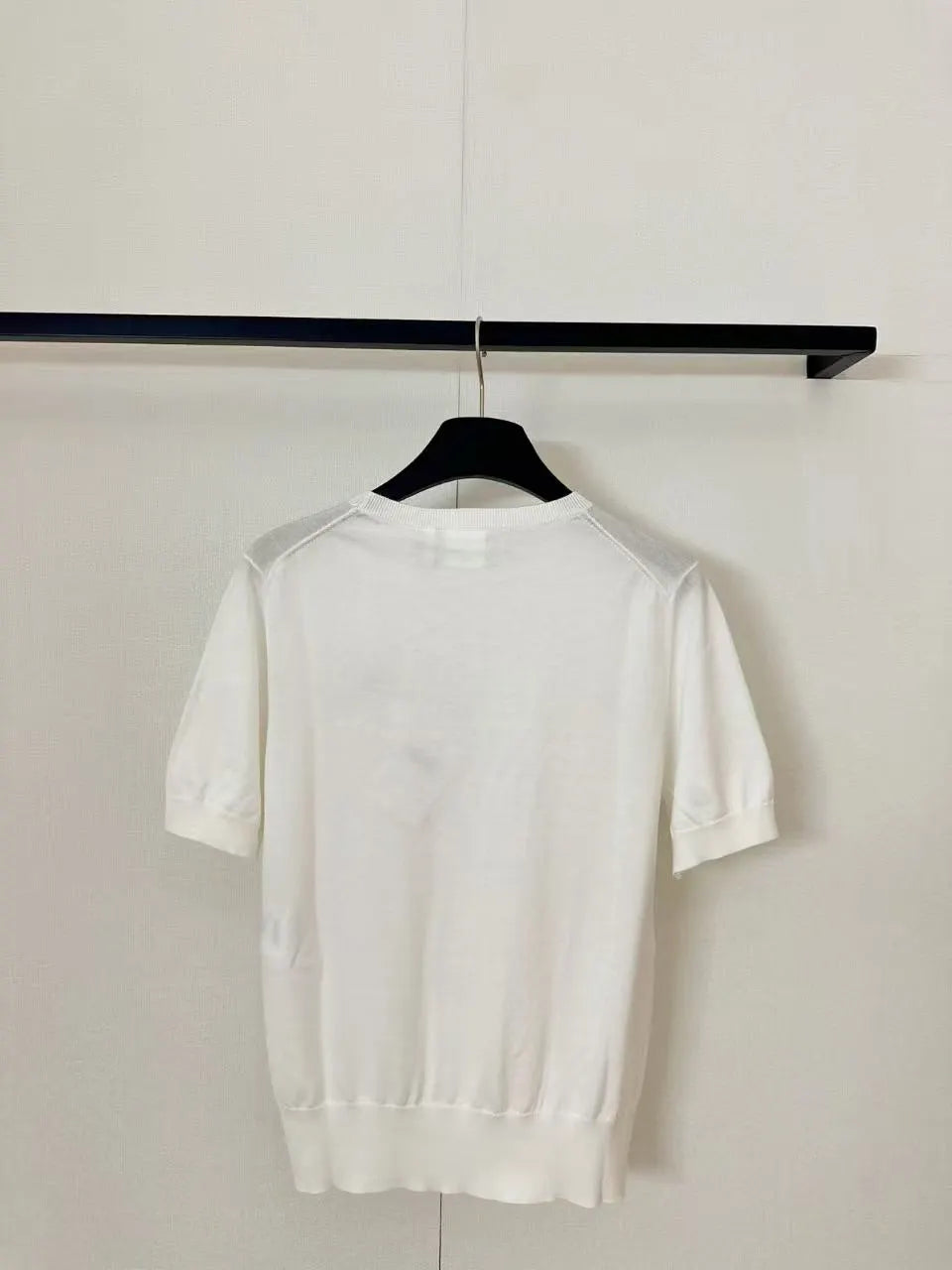 Four-Leaf Clover Embroidery Short Sleeve