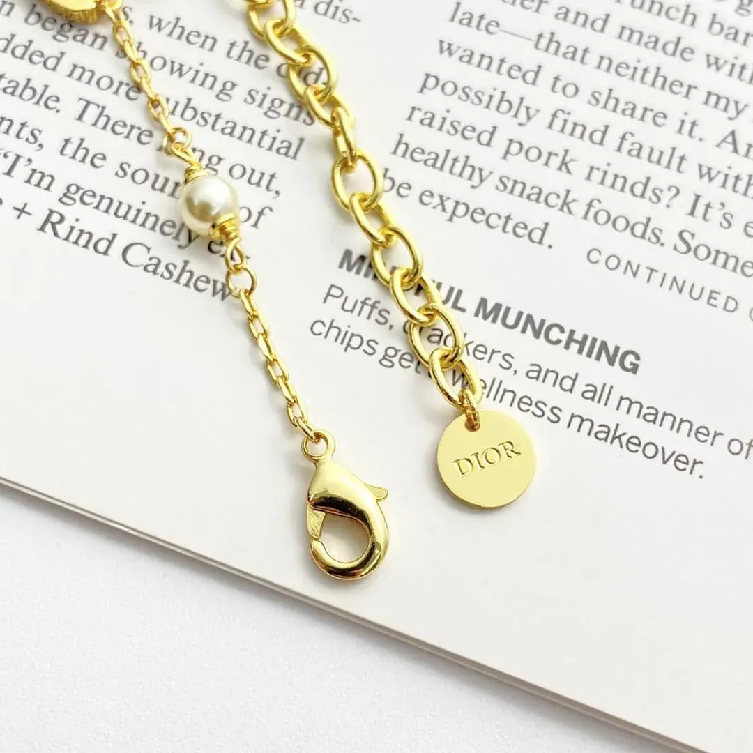 Minimalist Letter Charm Bracelet
