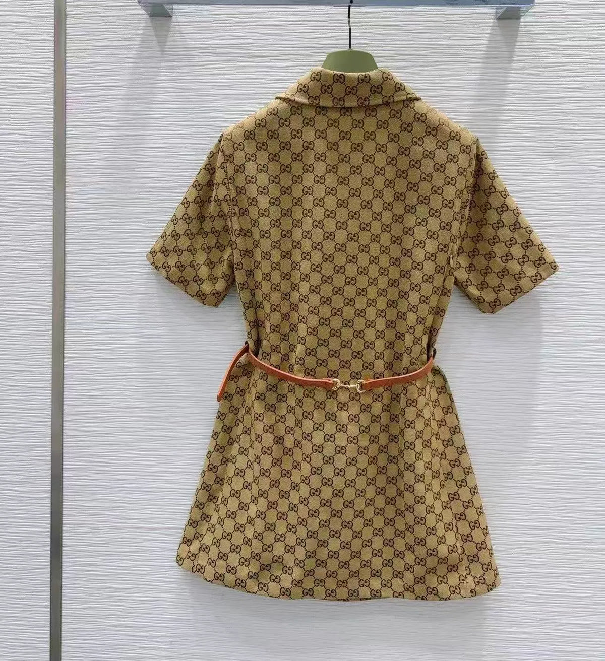 Khaki Monogram Dress