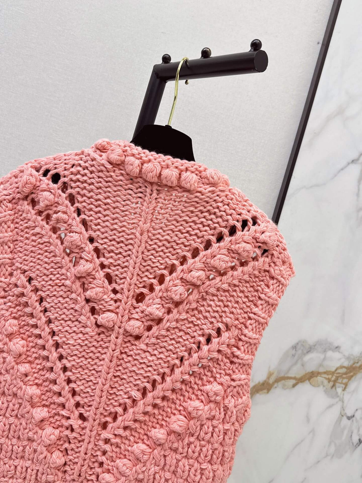 Chunky Knit Vest Cardigan