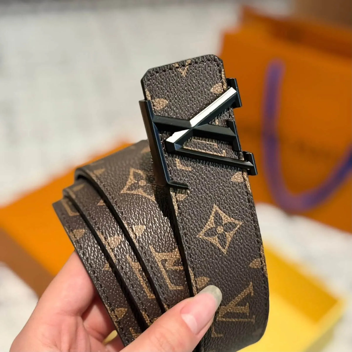 Classic Brown Presbyopia Leather Belt