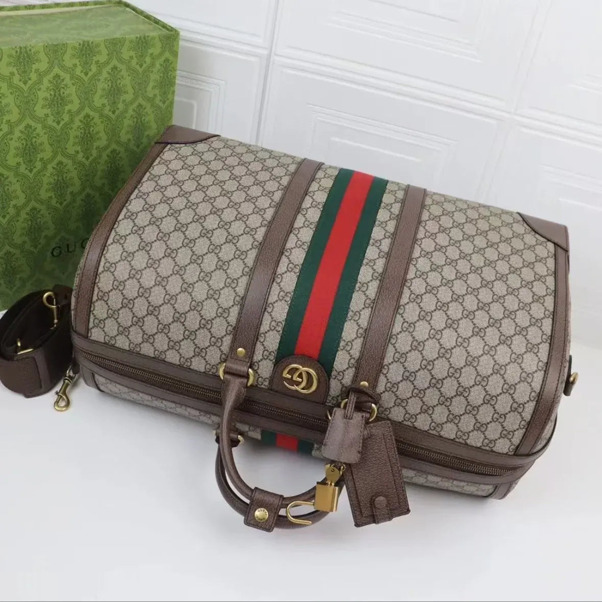 Vintage Double G Duffle Bag