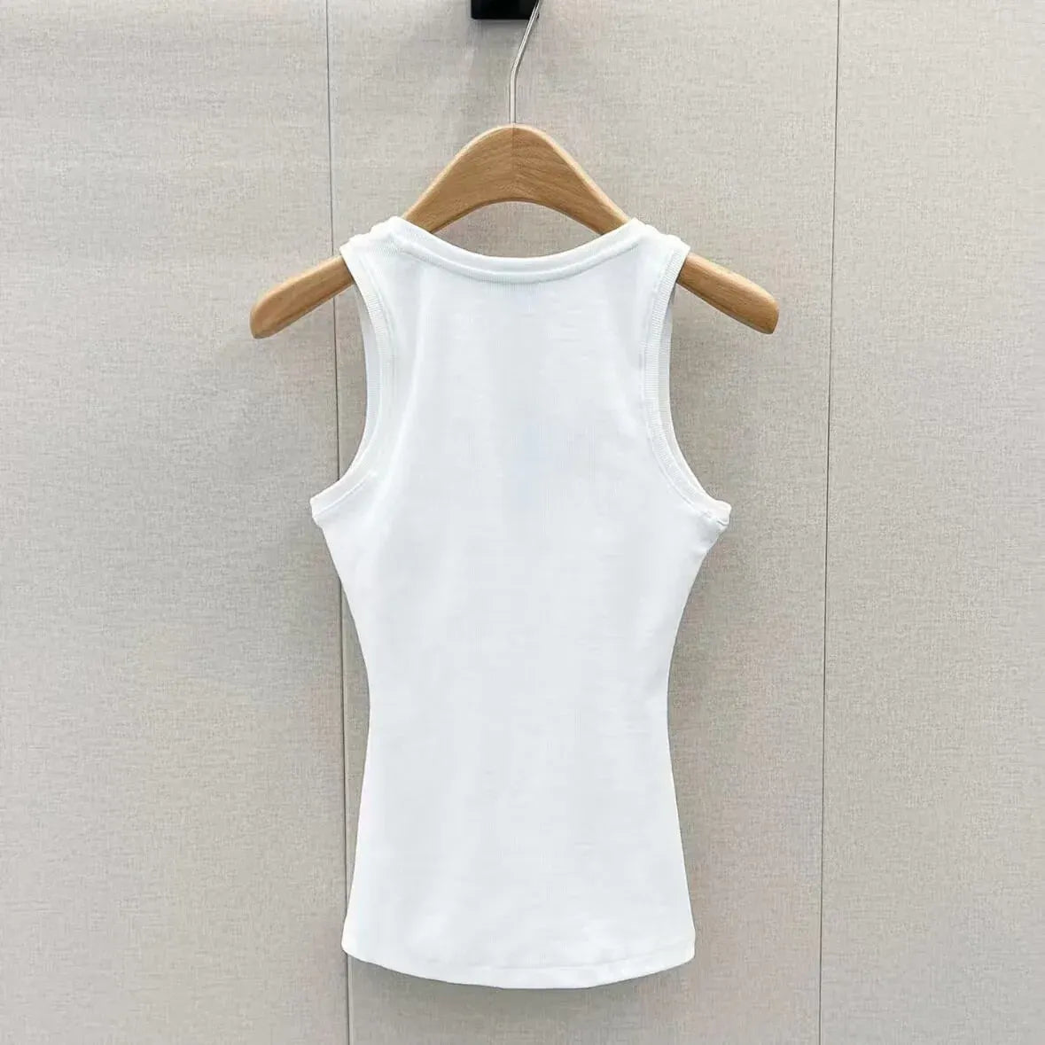 Trendy Embroidered U-Neck Vest