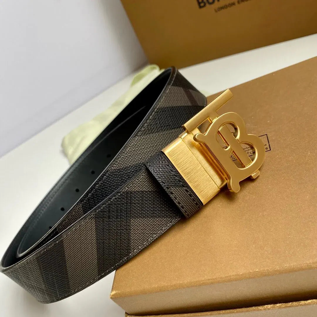 Classic And Minimalist Plaid Belt