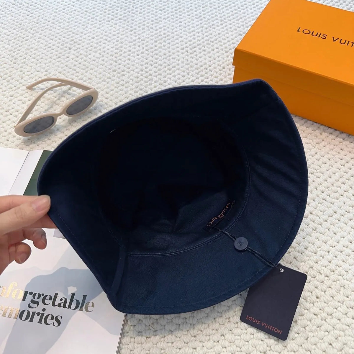 Multi-Color Embroidered Reversible Trendy Bucket