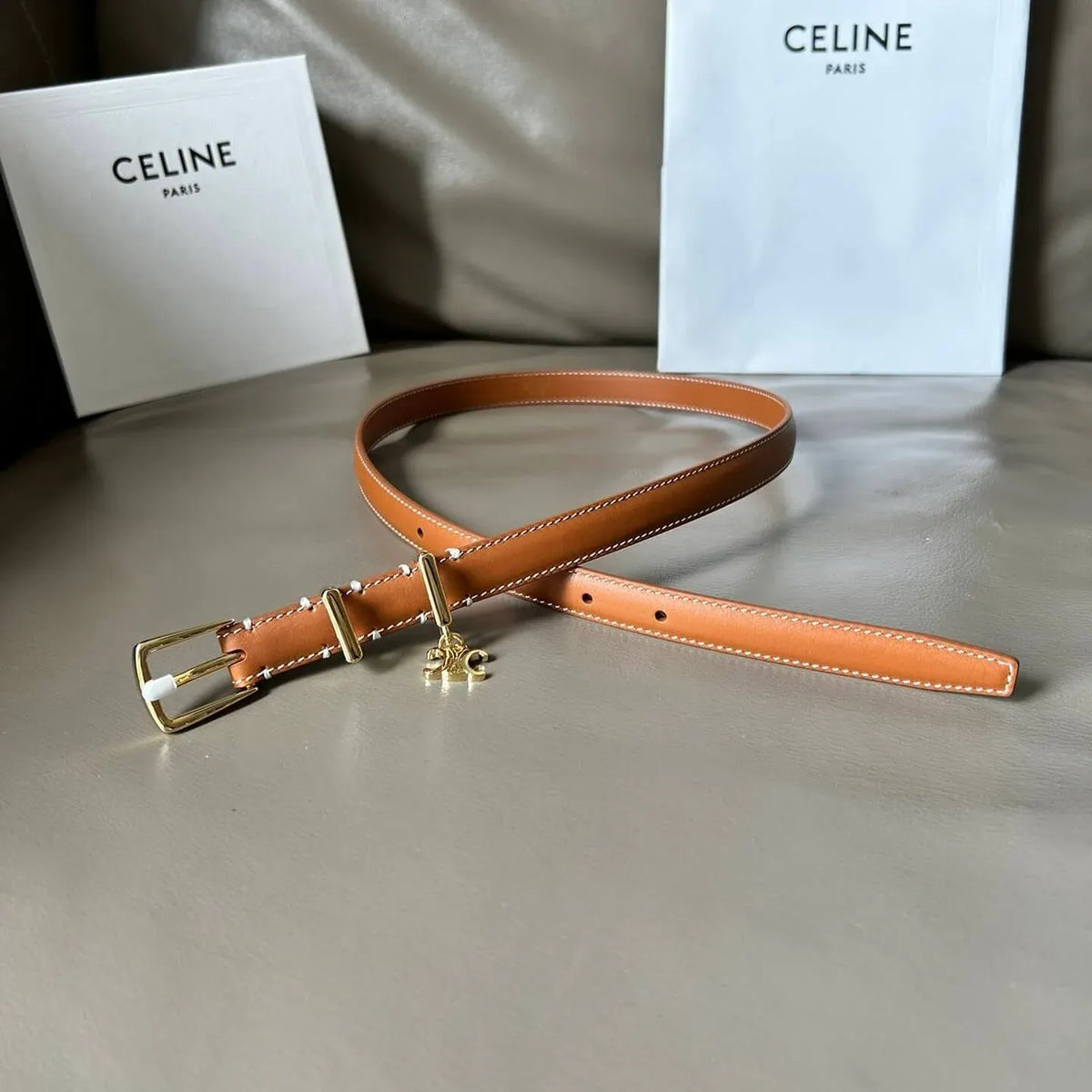 Fashionable Pendant Slim Belt