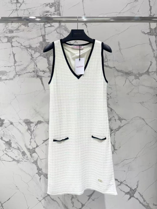 Timeless V-Neck Midi Dress