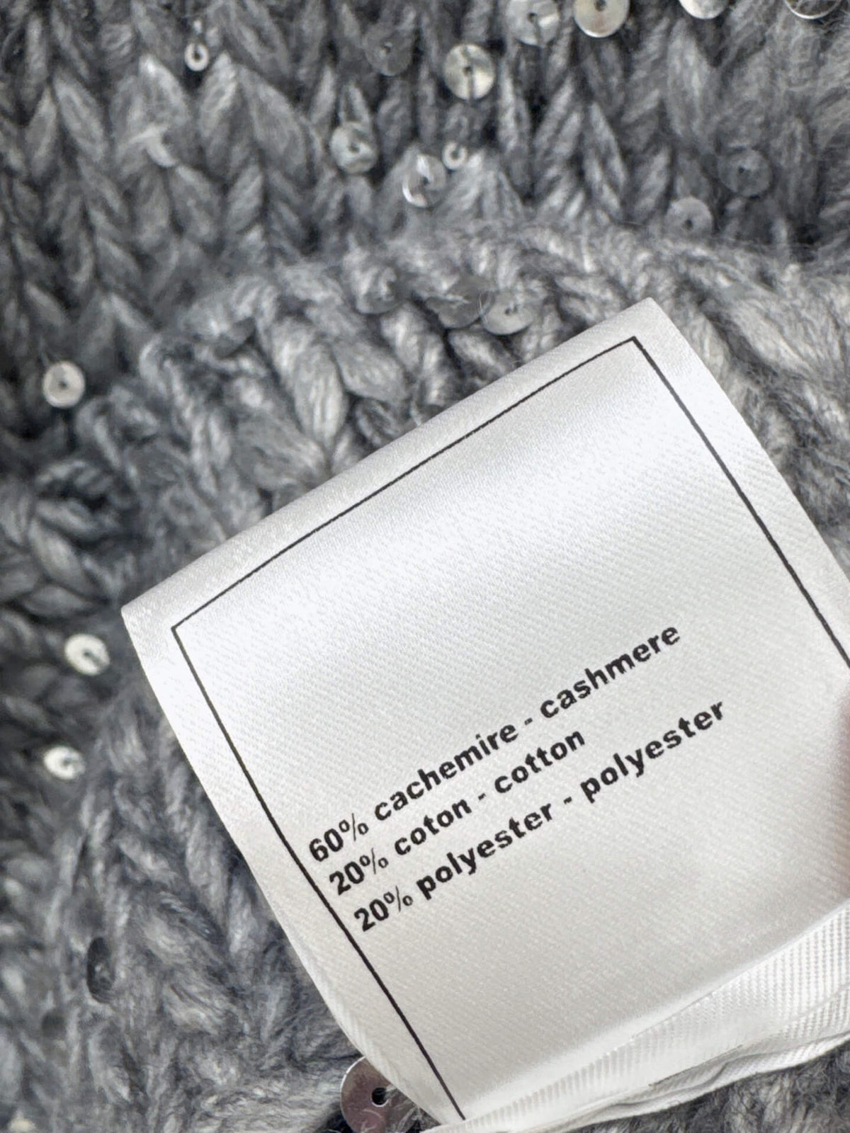 Sequin Chunky Knit Ruffle Vest