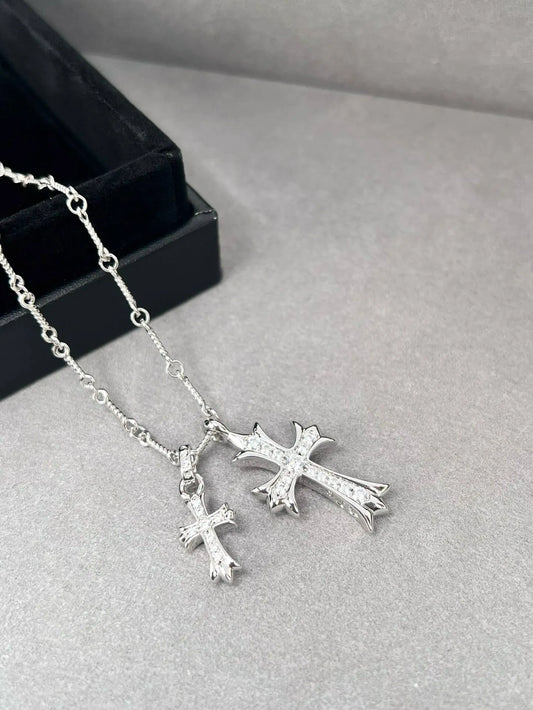Cross Diamond Necklace