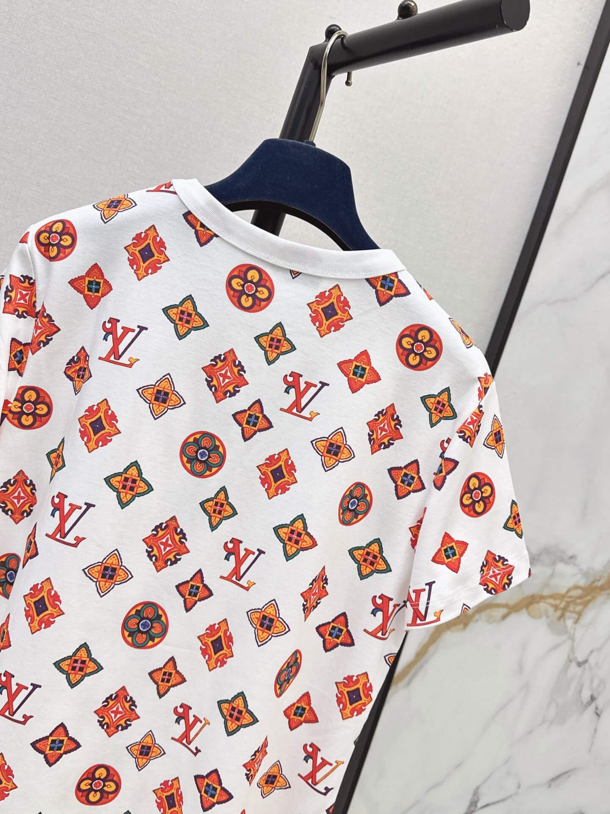 Vintage Totem Print Casual T-shirt