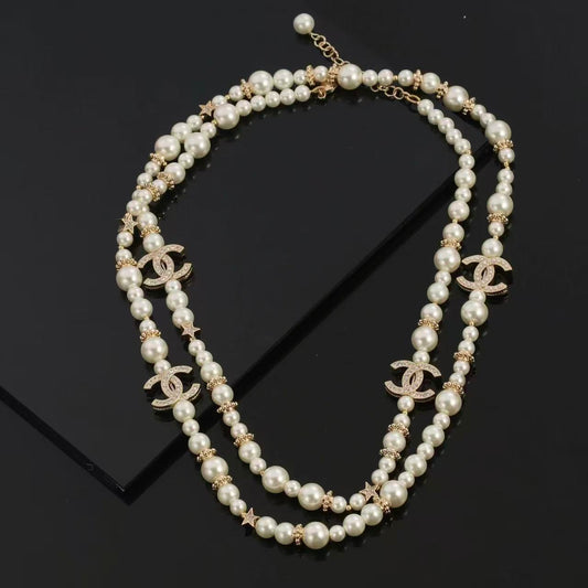 New Double-C Pearl Necklace