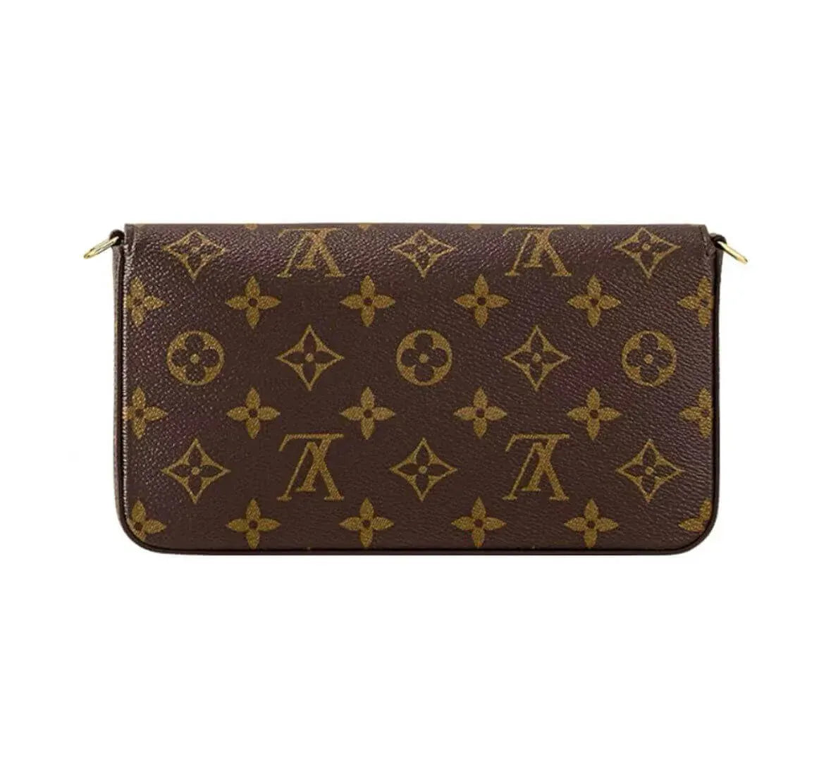 Classic Brown All-Over Print Messenger Bag