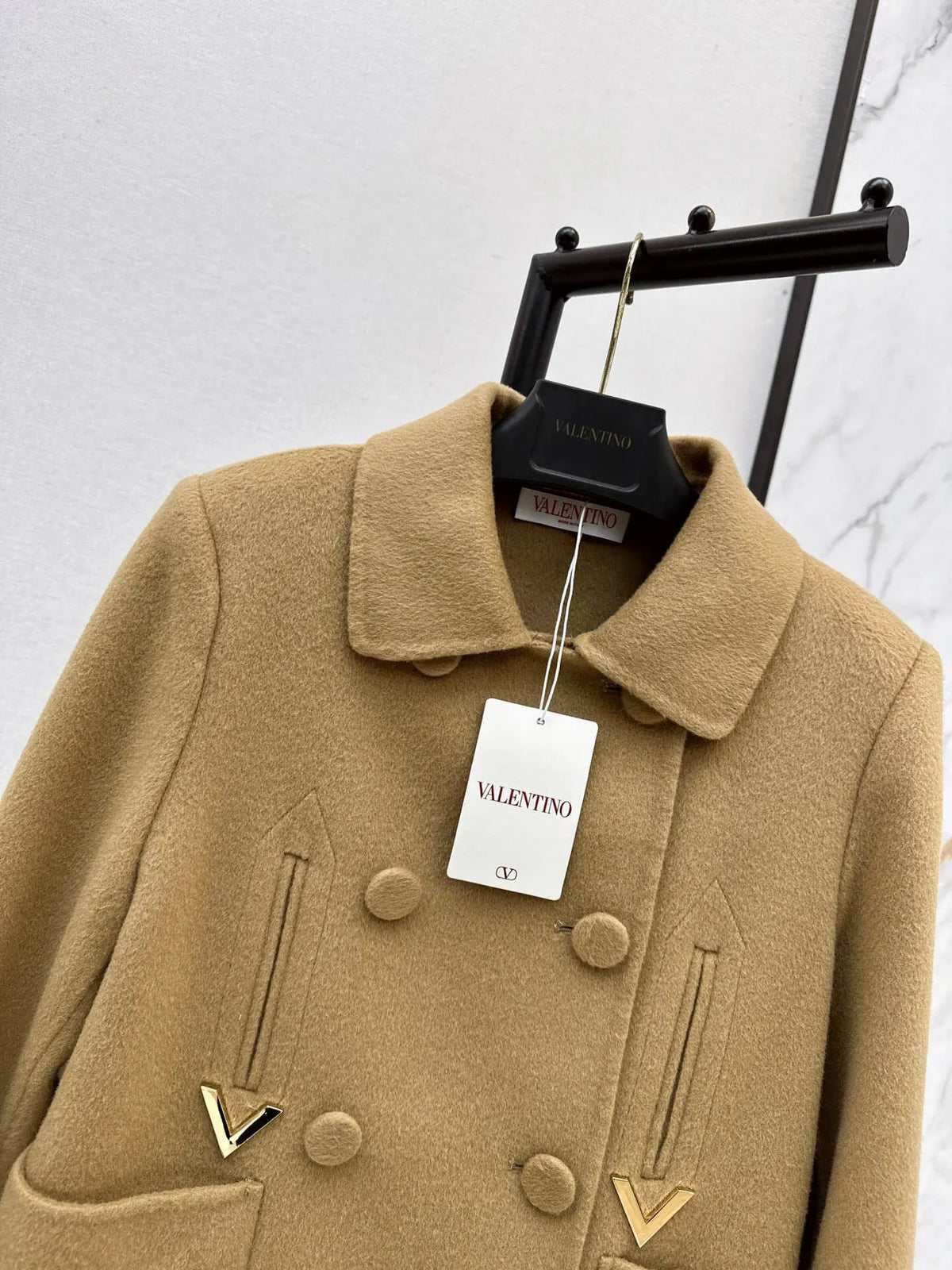 Peter Pan Collar Wool Short Jacket