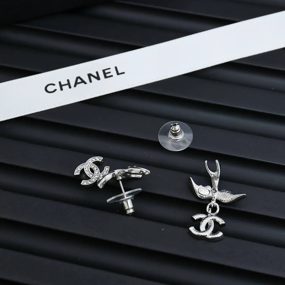 Modern Silver Swallow Earrings