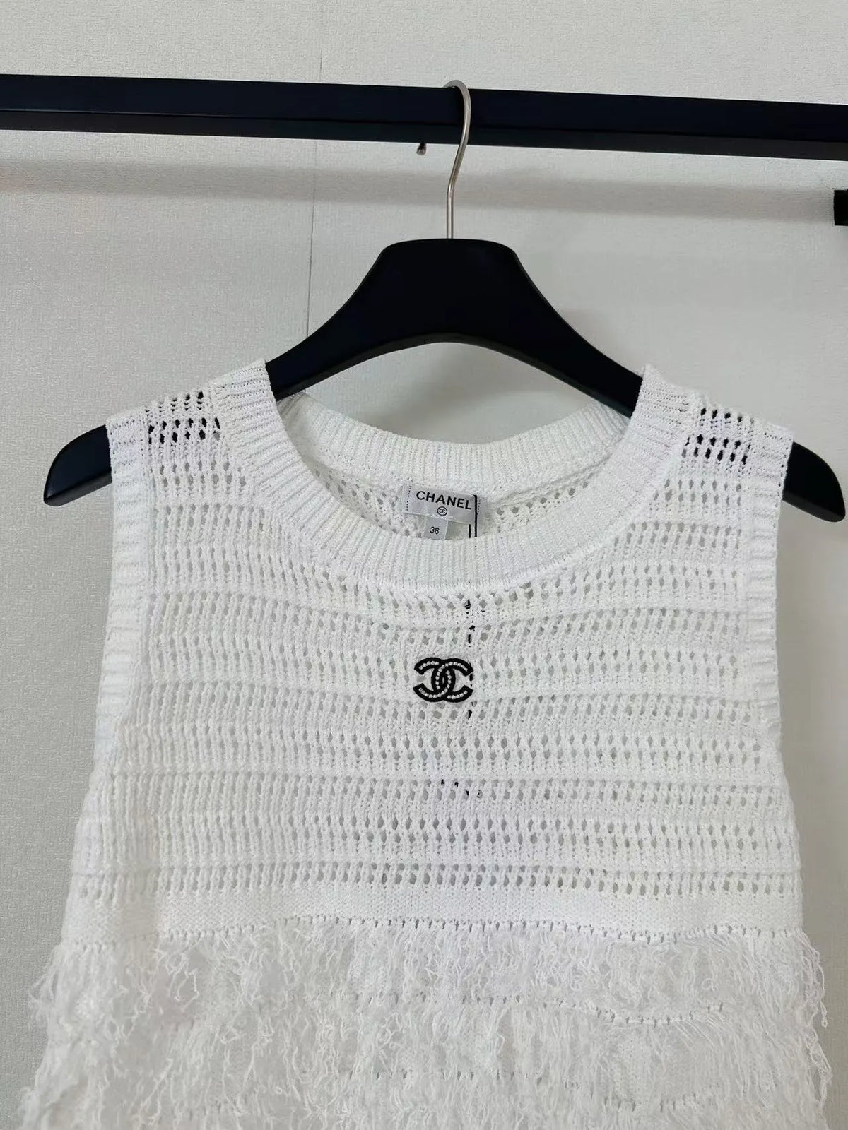 Patchwork Fringe Tank Top