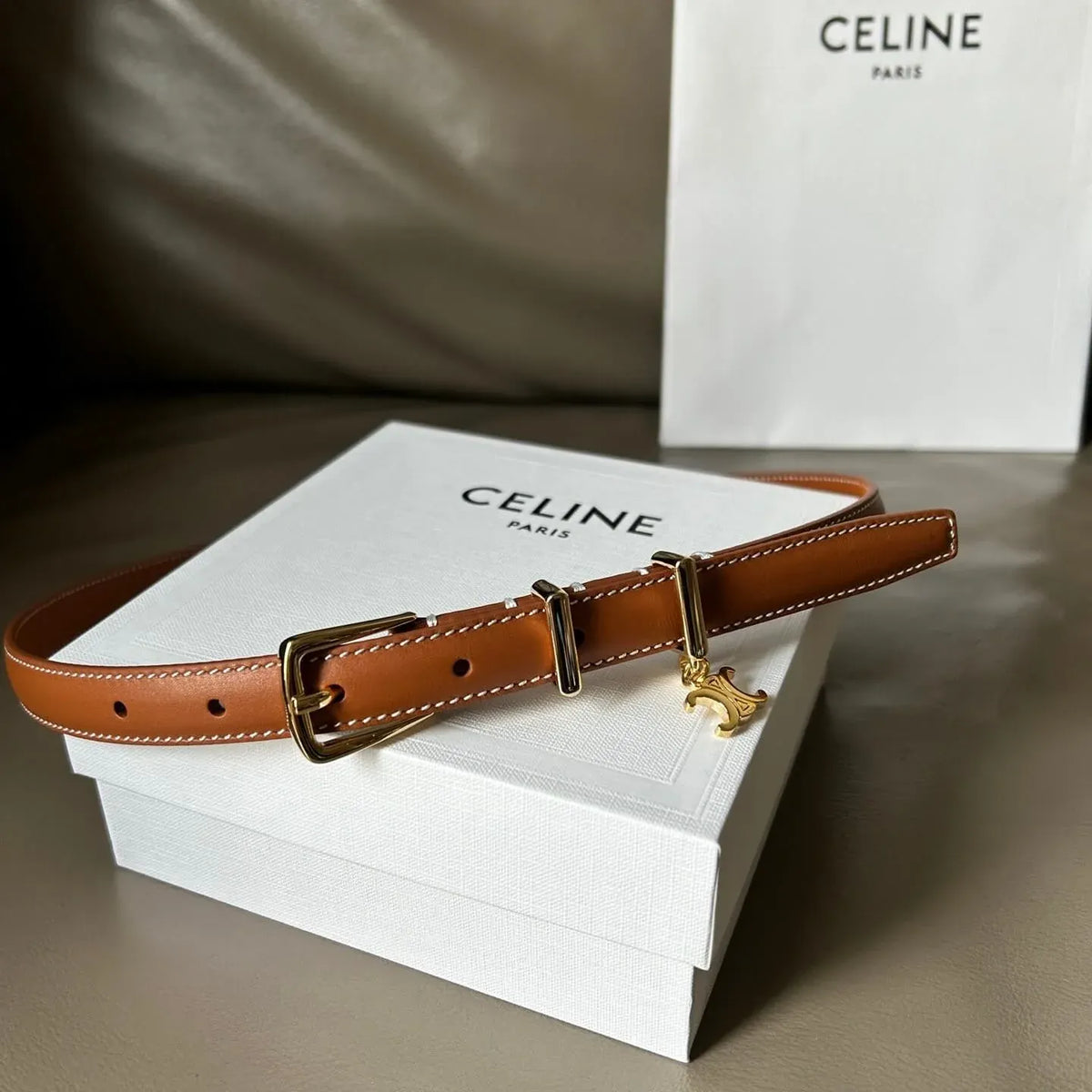 Fashionable Pendant Slim Belt