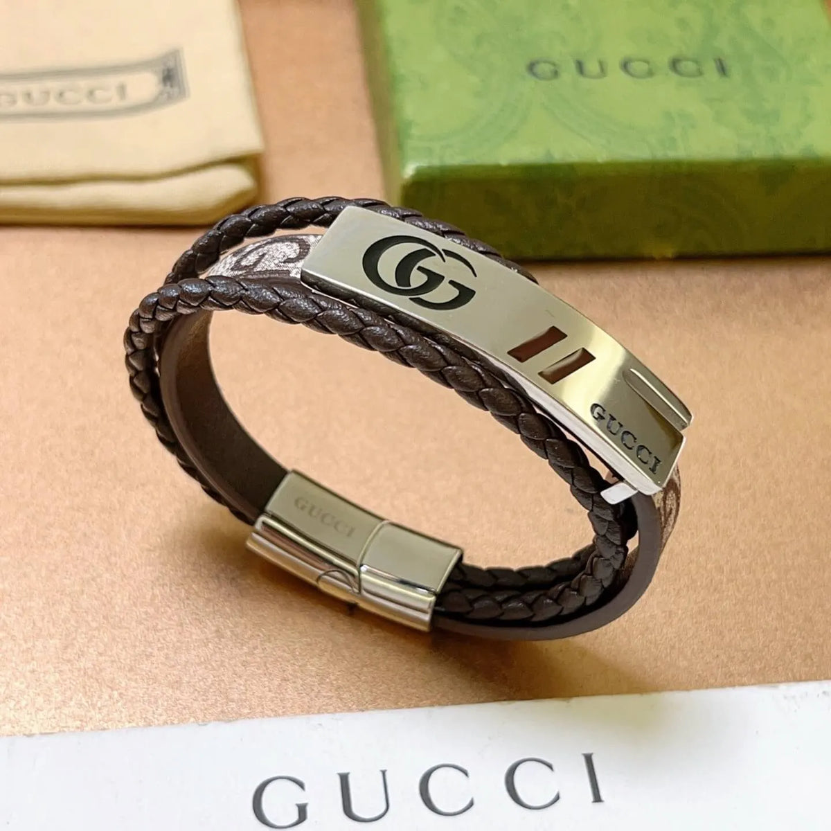 Three-Layer Leather Bracelet