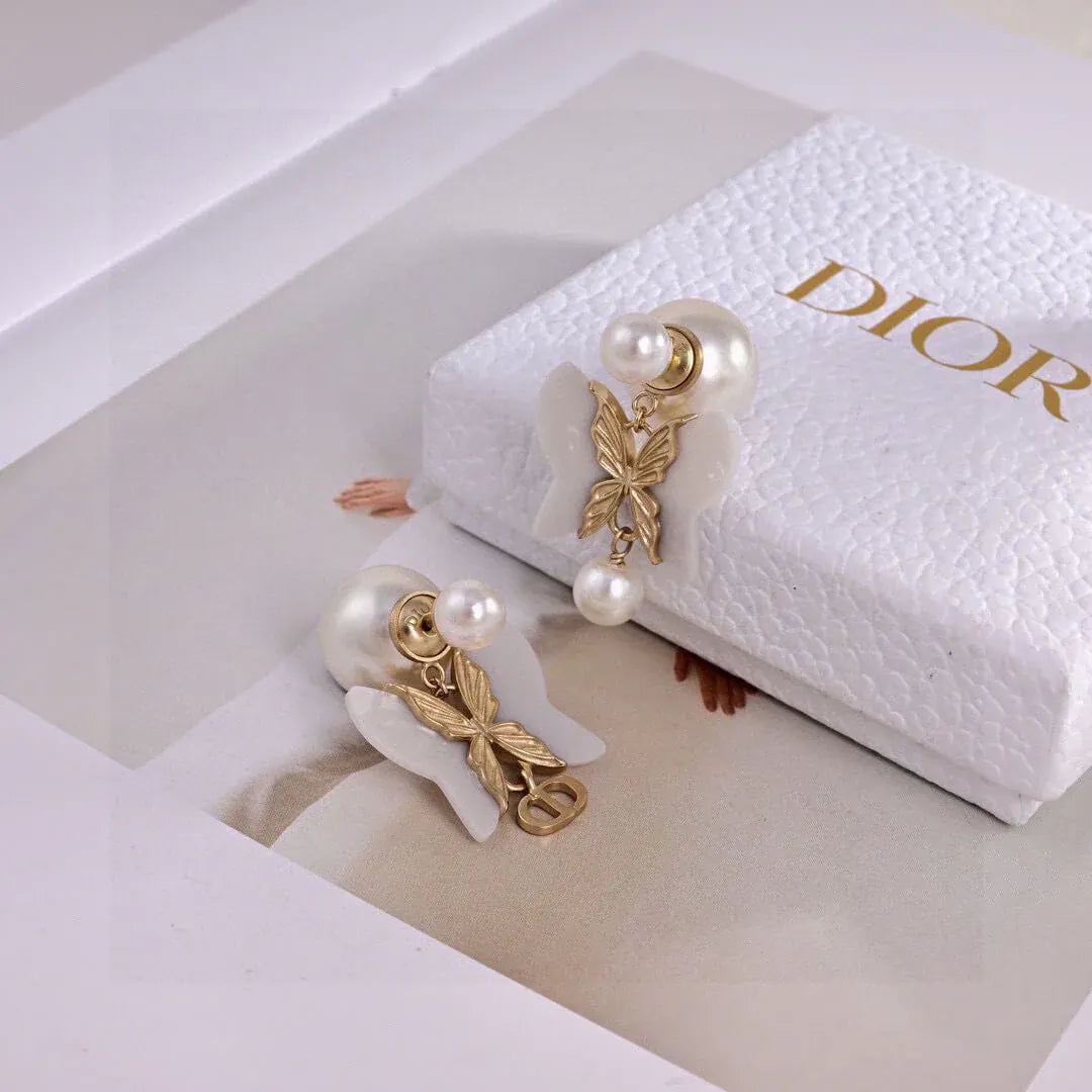 Trendy Butterfly Drop Earrings