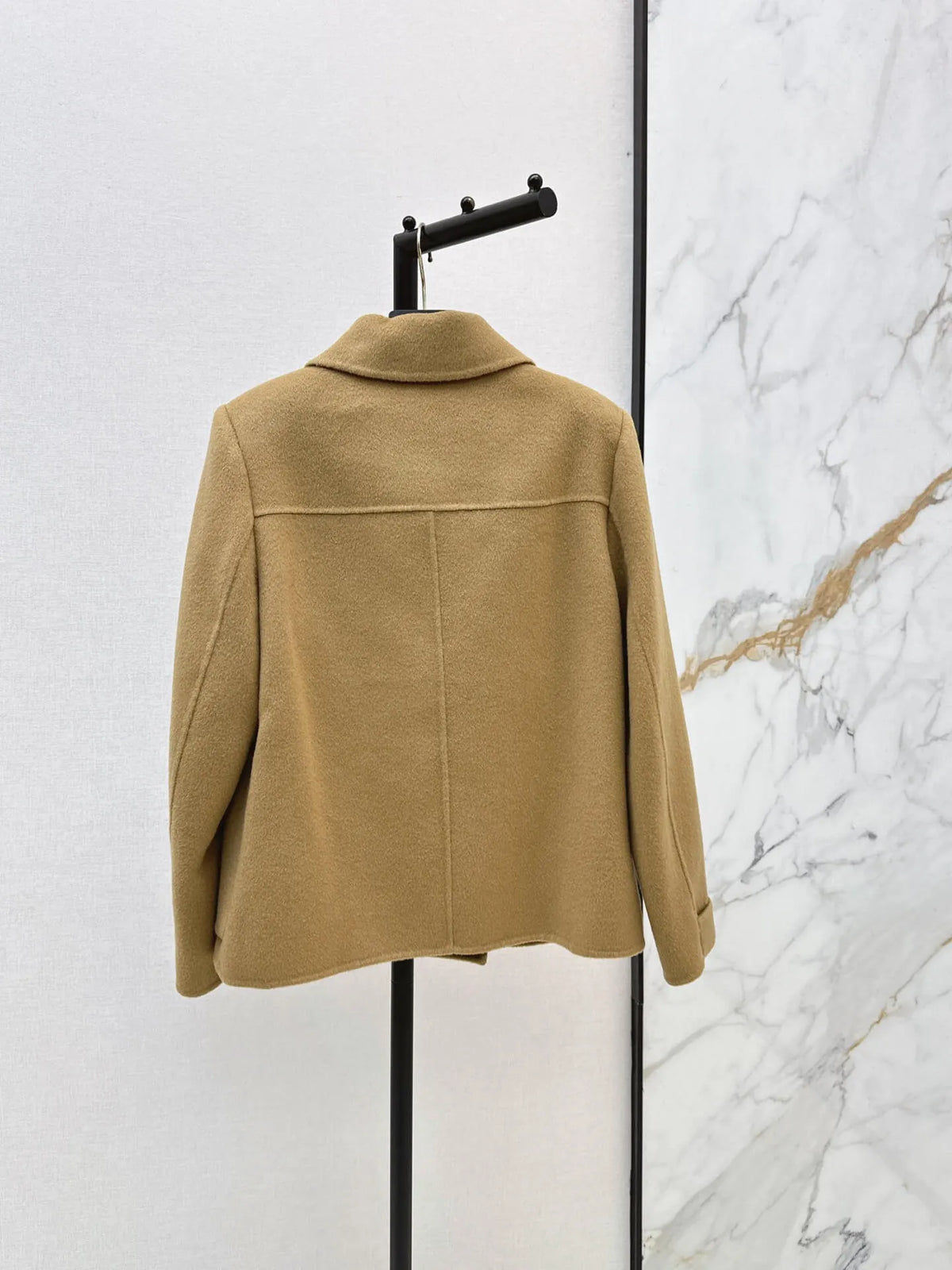 Peter Pan Collar Wool Short Jacket