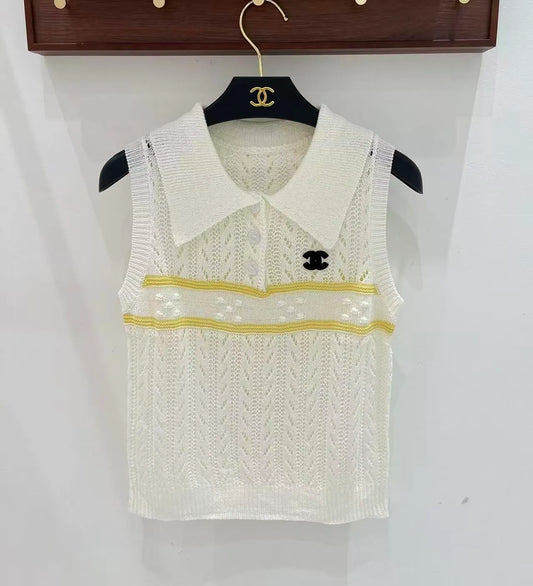 Fresh Color Knit Vest