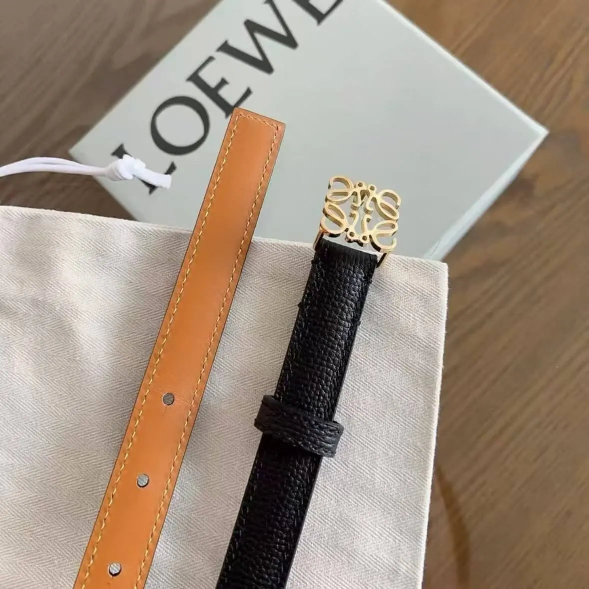 Fashionable Versatile Double-Ring Buckle Belt