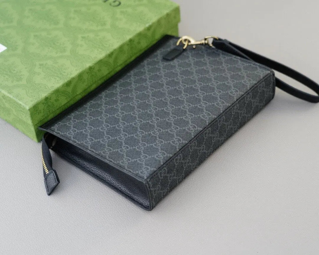 Business Casual Style Monogram Clutch Bag