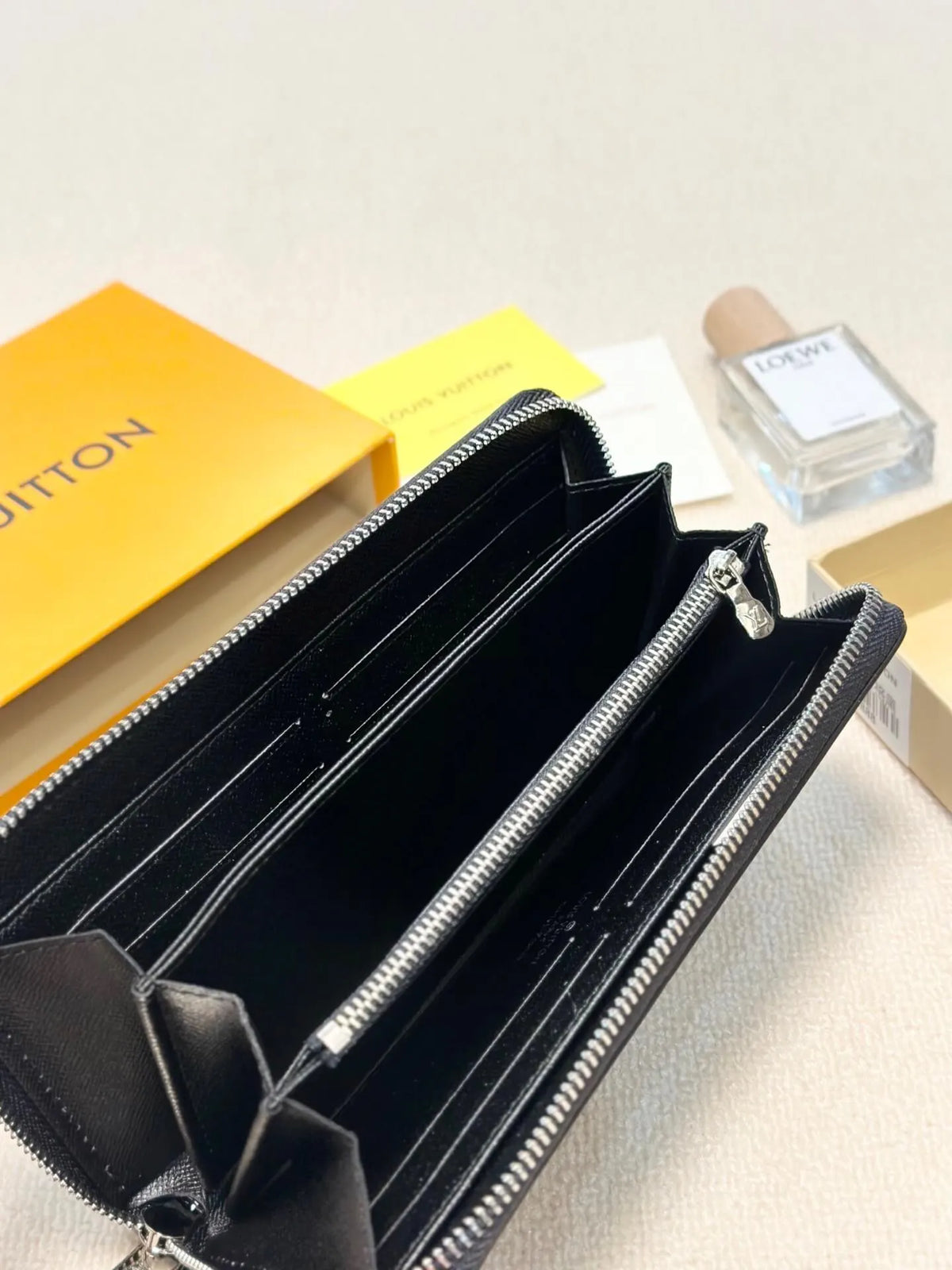 Epi Leather Zip-Around Long Wallet