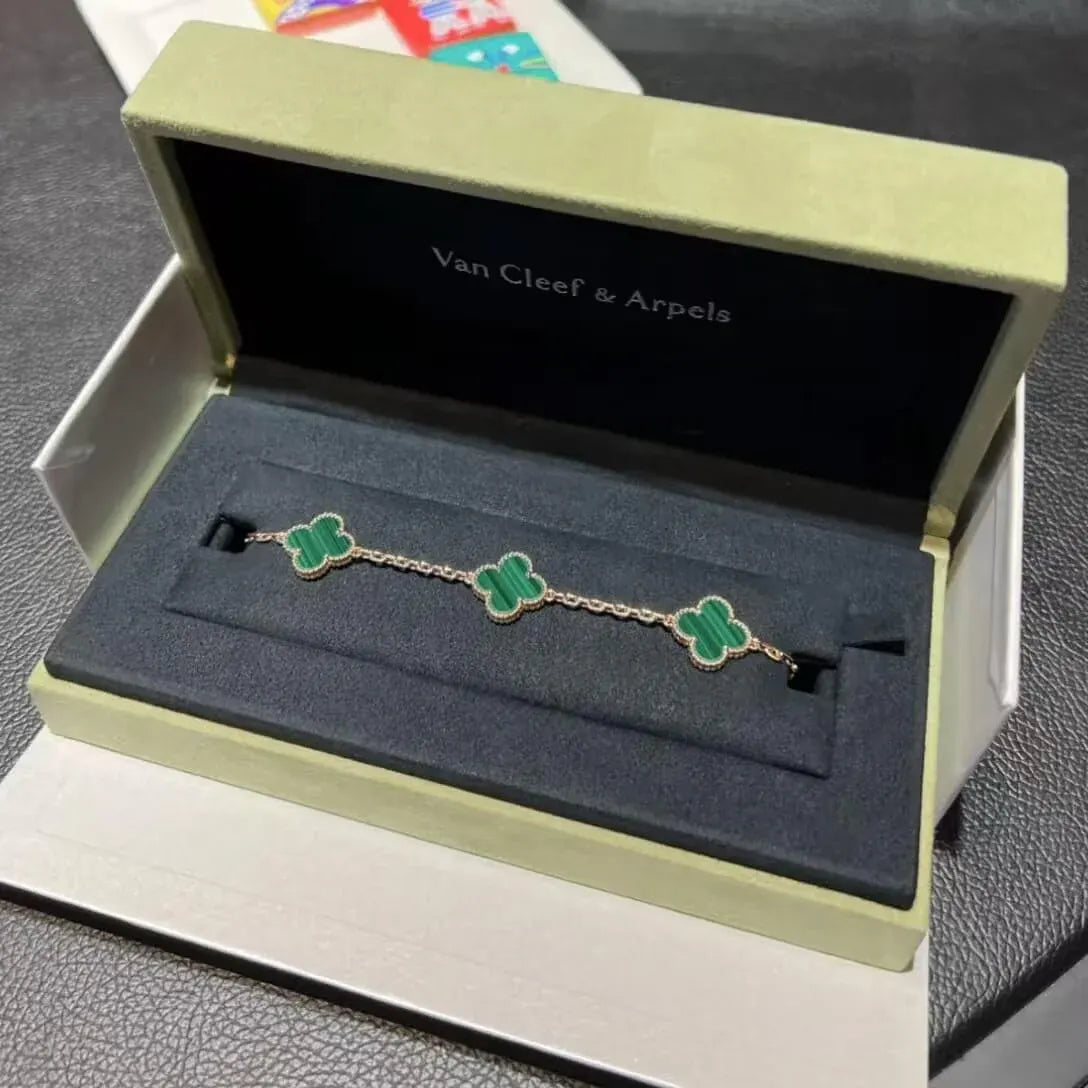 Lucky Clover Adjustable Wrap Bracelet